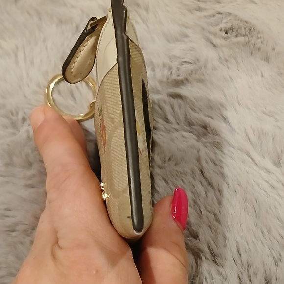 Coach floral print card holder - Picture 2 of 9